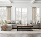 Topfinel Extral Wide Curtains, Cream Pinch Pleated 100% Blackout Linen Luxury - Image 9