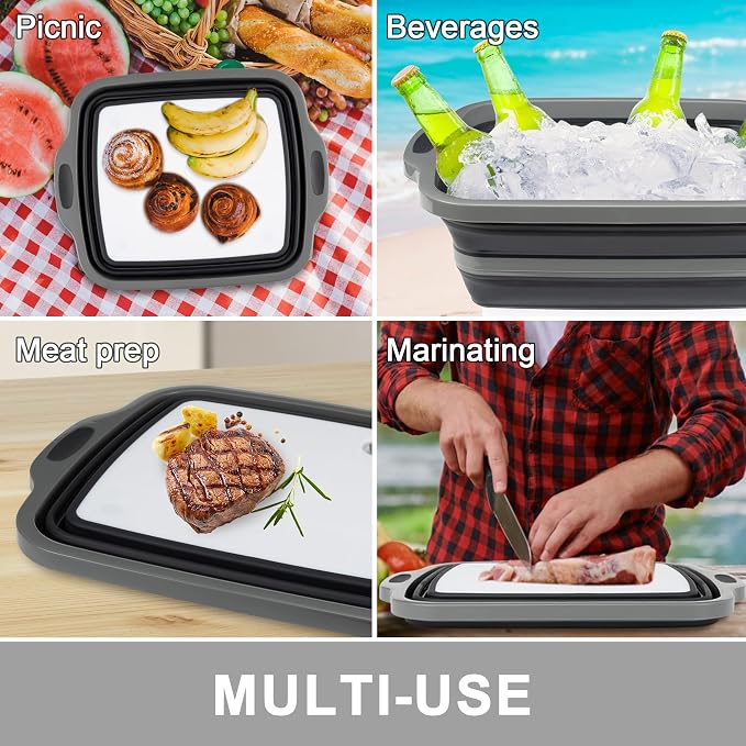 Tiawudi Large Collapsible BBQ Prep Tub - Image 5