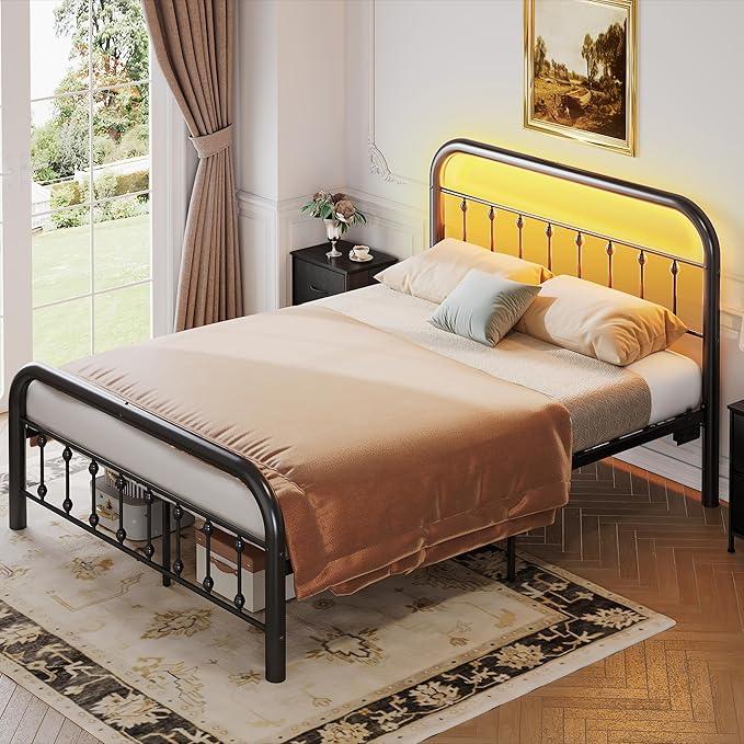 WLIVE Metal Platform Bed Frame, Queen Bed Frame - Image 5