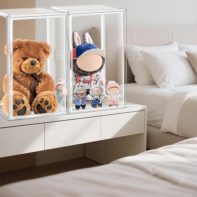 1 Pack Extra XXXXX-Large 13.8”x 12.2”x 23.6" Acrylic Display Case Long Tall - Image 6