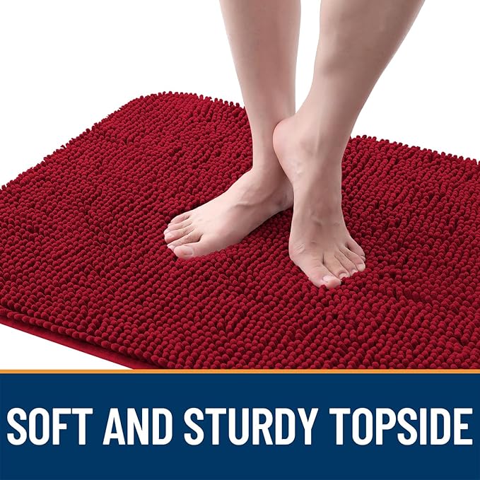 OLANLY Dog Door Mat for Muddy Paws 30x17, Absorbs Moisture and Dirt, Absorbent - Image 4