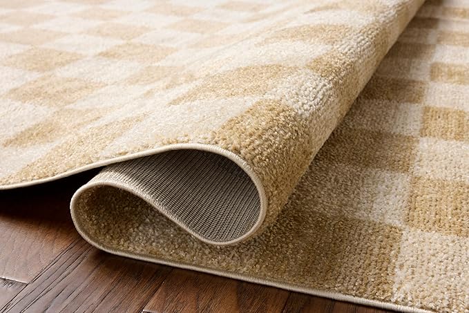 Loloi Chris Loves Julia Calvin Collection CLV-01 Wheat/Ivory 3'-6" x 5'-6" - Image 4