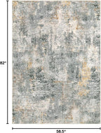 Lahome Washable 5x7 Area Rugs for Living Room, Soft Contemporary Low Pile - Image 2