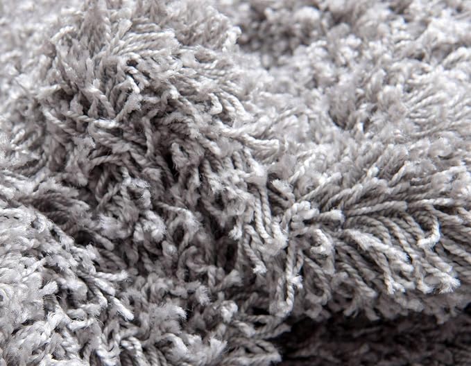 Unique Loom Solid Shag Collection Area Rug - Image 7