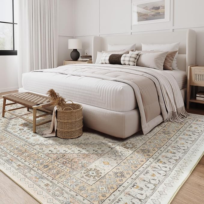 zesthome 8x10 Area Rugs for Living Room, Non-Slip Backing Washable Rugs - Image 7