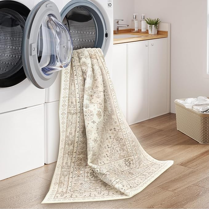 zesthome 12x15 Area Rugs, Large Washable Rug, Ultra-Thin Stain Resistant Rugs - Image 5