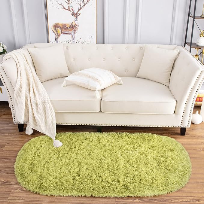 Noahas Ultra Soft Fluffy Bedroom Rugs Kids Room Carpet Modern Shaggy Area Rugs - Image 2