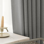 100% Blackout Curtains for Bedroom, Thermal Insulated Curtains 63 Inch Length - Image 9