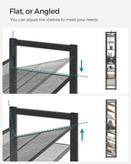 SONGMICS Shoe Rack, 8-Tier Shoe Organizer, Metal Rack - Image 6