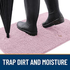 OLANLY Dog Door Mat for Muddy Paws 59x20, Absorbs Moisture and Dirt, Absorbent - Image 2