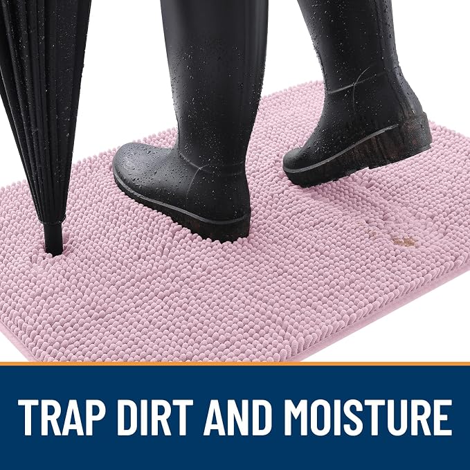 OLANLY Dog Door Mat for Muddy Paws 59x20, Absorbs Moisture and Dirt, Absorbent - Image 2