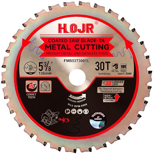 Metal Cutting Circular Saw Blade, Steel and Stainless Steel Cutting, The by HOJR