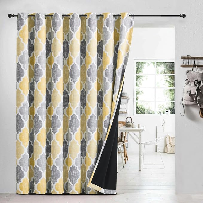 Beauoop 100% Blackout Curtains 84 Inches Long by Beauoop