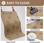 Door Mat Indoor Entrance 31"x47", 0.16" Thin Paw Print Low Pile Doormat - Image 7