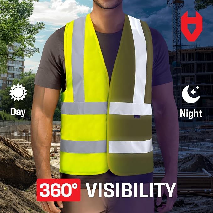 NoCry 360° Reflective Hi Vis Vest - Image 3