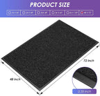 Kuyal Door Mat, Non Slip Waterproof Outdoor Mats, Commercial Floor Inside - Image 3