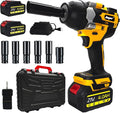 Cordless 1/2 Inch Impact Wrench, 1000 N.m Brushless High Torque Electric Impact by Unknown