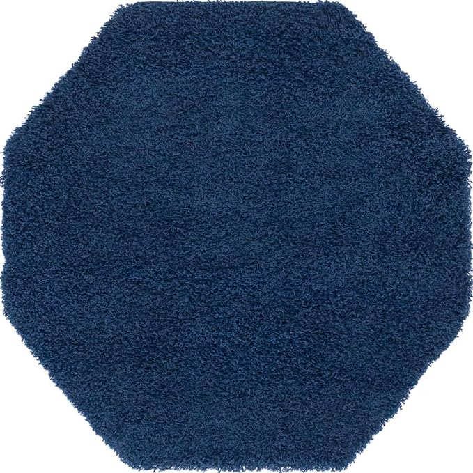 Unique Loom Solid Shag Collection Area Rug - Image 11