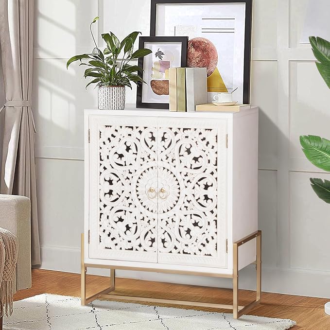 PHI VILLA White Accent Cabinet - Image 7