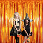 GOER 3.2 ft x 8.2 ft Metallic Tinsel Foil Fringe Curtains Party Photo Backdrop - Image 5