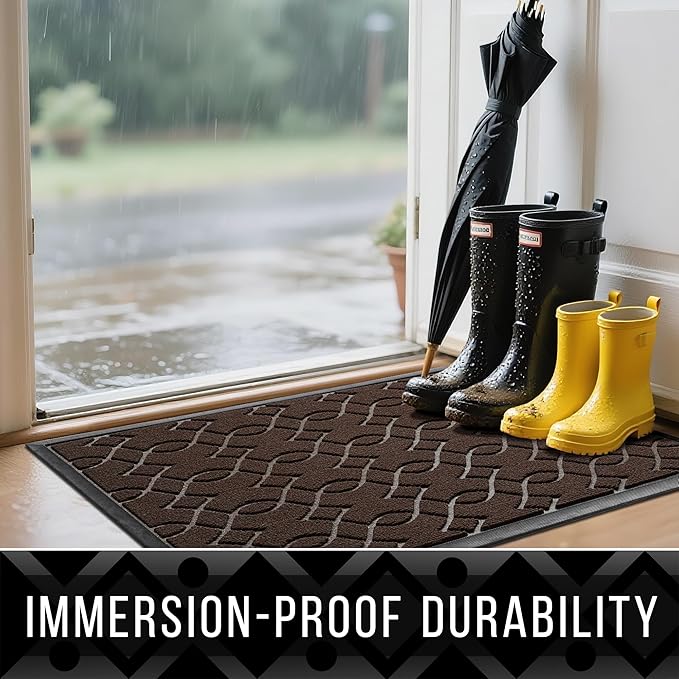 Yimobra Extra Large Door Mat 60x36, All-Season Waterproof Doormat Outdoor - Image 4