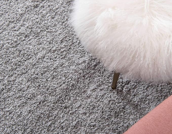 Unique Loom Solid Shag Collection Area Rug - Image 5