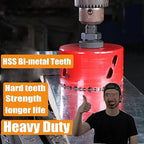 5-1/4 Inch Deep HSS Bi Metal Hole Saw Cutter - Image 2