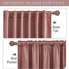 RYB HOME Heavy Duty Velvet Curtains & Drapes, Room Darkening Noise Reducing - Image 3