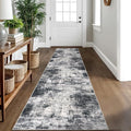 IOHOUZE Abstract Runner Rug 2x10 Ft Washable Runners by iOhouze
