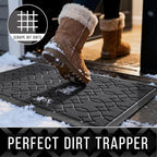 Yimobra Extra Large Door Mat 60x36, All-Season Waterproof Doormat Outdoor - Image 3