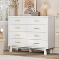 Dresser for Bedroom, 8 Drawer Wide Modern Chest of Drawers by Xixini