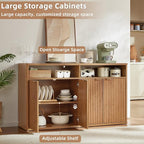 LEYAOYAO Fluted Buffet Cabinet - Image 5