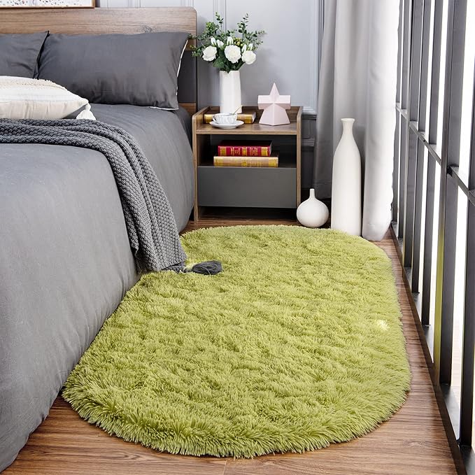 Noahas Ultra Soft Fluffy Bedroom Rugs Kids Room Carpet Modern Shaggy Area Rugs - Image 3