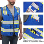 Dib Safety Reflective Mesh Vest High Visibility Two Tone - Image 3