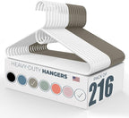 Neaties Heavy Duty Clothes Hangers 100+ Pack – Made in The USA – 8lb Capacity by NeatiesHangers