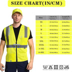 AYKRM 2 Pockets Reflective Safety Vest High Visibility Class II Mesh Vest - Image 5