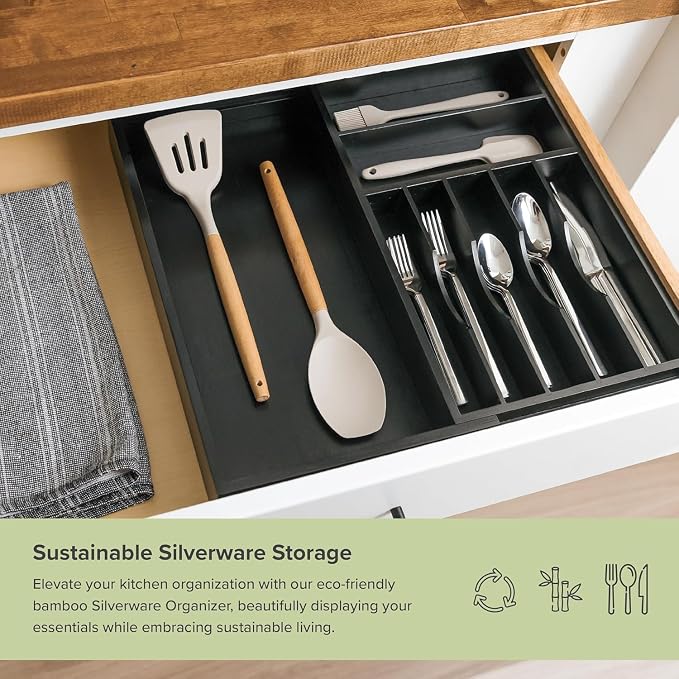 Premium Silverware, Flatware and Utensil Organizer - Image 5