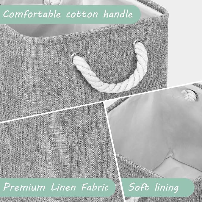Large 11x11 Inch Cube Storage Bins - Image 7