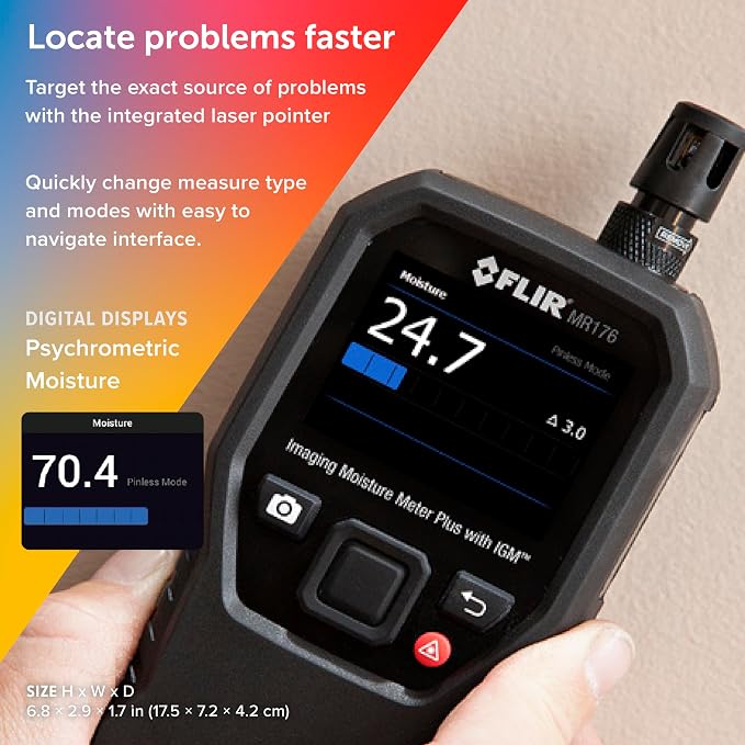FLIR MR176 - Thermal Imaging Moisture Meter - - Image 5