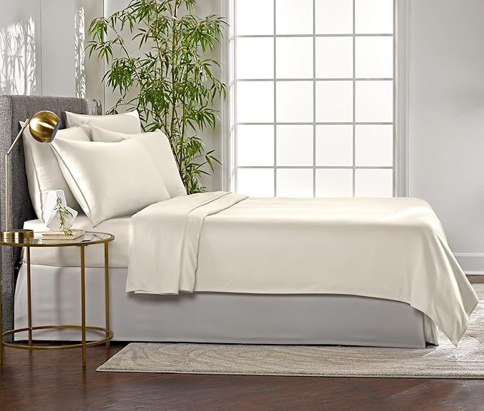 Pure Bamboo California King Sheets, Genuine 100% Organic Viscose Derived from - Image 4