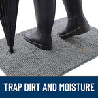 OLANLY Dog Door Mat for Muddy Paws 70x24, Absorbs Moisture and Dirt, Absorbent - Image 2