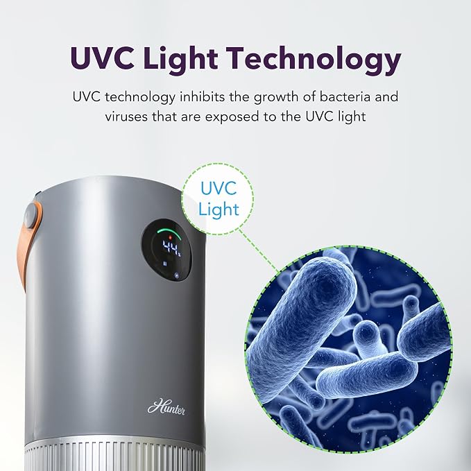 Hunter Fan Company Humidifier and Air Purifier In One, Advanced Filtration Air - Image 6