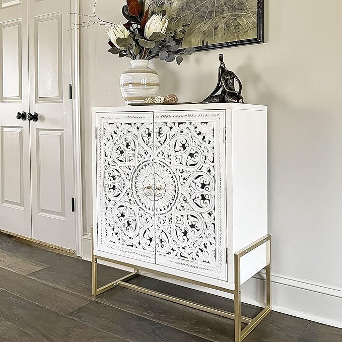 PHI VILLA White Accent Cabinet - Image 4
