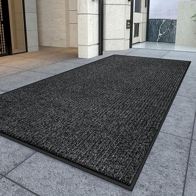 Kuyal Front Door Mat, Commercial Floor Mats Inside Outside Entrance, Heavy Duty - Image 2