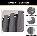 PrinceDeco 100% Blackout Curtains - Image 6