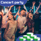 500 Pcs Green Paper Wristbands for Events Waterproof Neon Wrist Bands Adhesive - Image 5