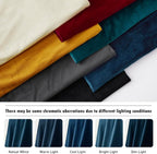 RYB HOME Navy Velvet Curtains 92 inches, Back Tab Soft Fabric Room Darkening - Image 7