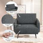 Oversized Accent Chair for Living Room Cozy Reading Chairs Mid-Century Modern - Image 3