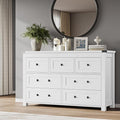 7-Drawer Dresser, Modern Wooden Storage Chest of Drawers, Dresser TV Stand by BORNOON