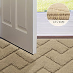 hicorfe Front Door Mat Outside Entrance, Stain and Fade Resistant, Non Slip - Image 4